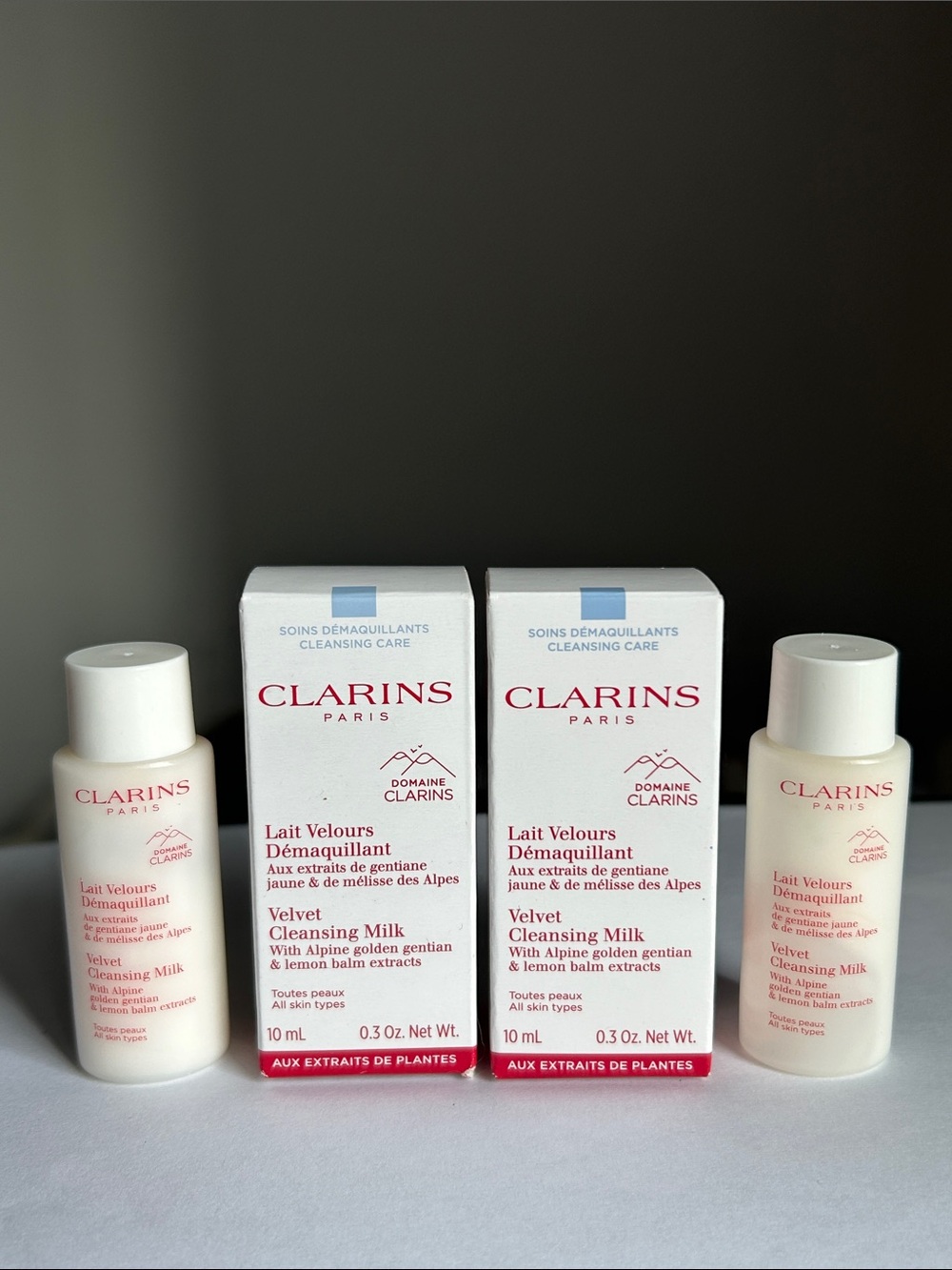 10mlx2 Clarins Velvet Cleansing Milk